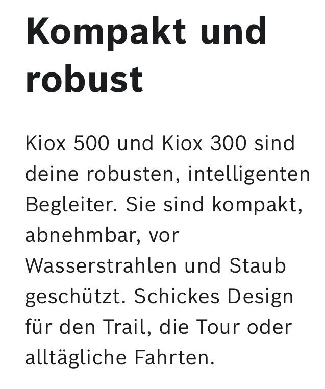 Bosch Pezzi di ricambio: Bosch Smart System Display KIOX – Usato da Rüti ZH venduto da gro_9f7f 1