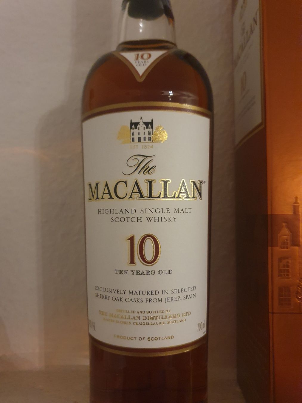 Macallan Spirituosen: Macallan Sherry oak 10y – Neu und originalverpackt aus Langnau am Albis von jer_pm72 5