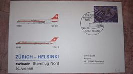 Swissair Zürich - Helsinki 30.4.1981