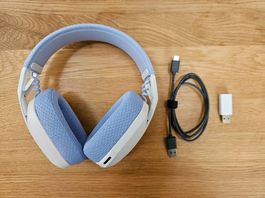 Logitech G435 kabelloses Headset, weiss / lila