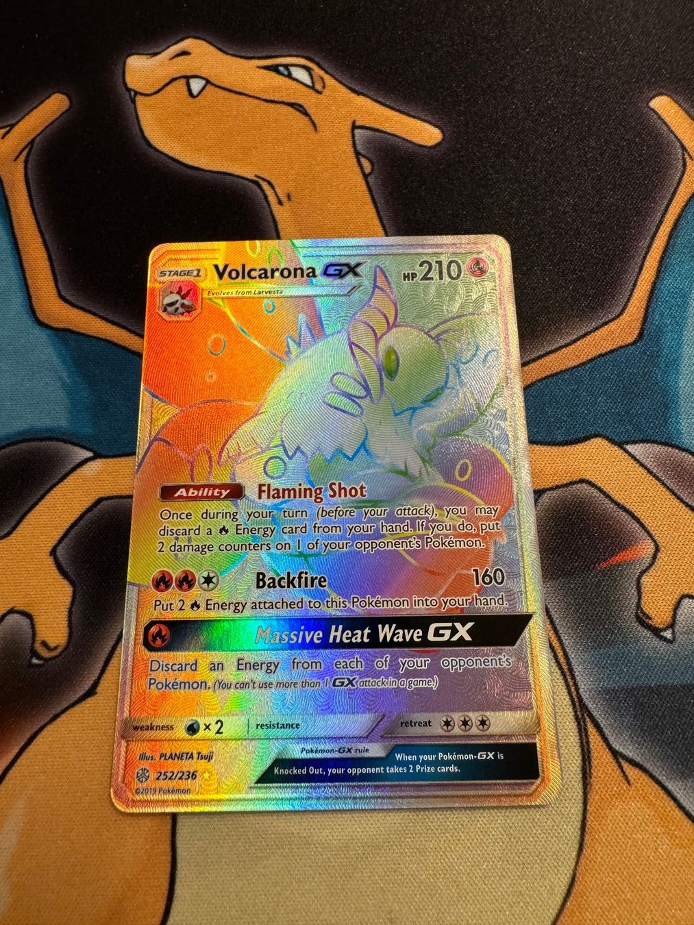 Pokémon Sammelbilder & Trading cards: Volcarona GX (CEC 252) - EN - Cosmic Eclipse – Neu (gemäss Beschreibung) aus Bülach von Pfrenzel 1