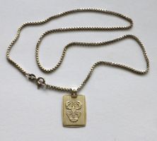 KREBS, Argent / Silber 925/ 800, Anhänger und Kette 41cm