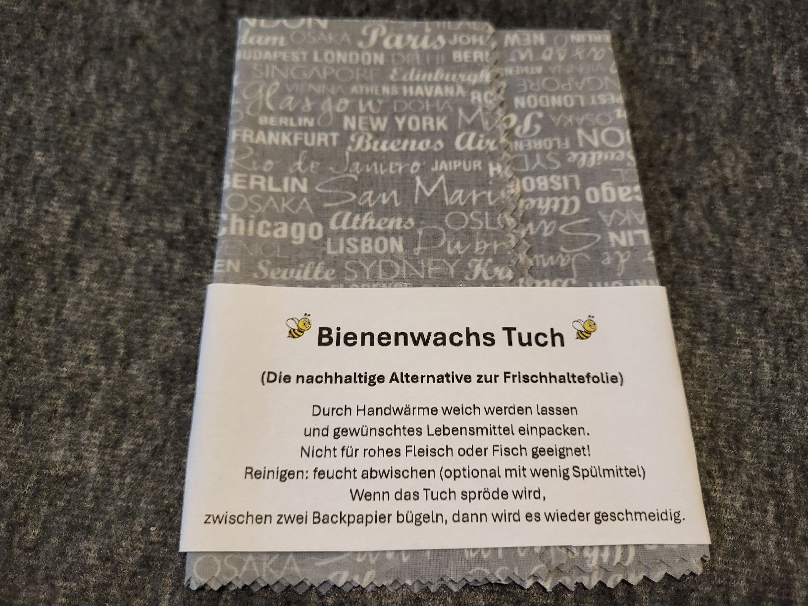 Altro per cucinare: Bienenwachstuch – Nuovo (secondo la descrizione) da Zürich venduto da Kagu1
