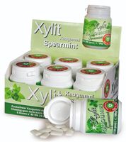 6 x Xylit Kaugummi SPEARMINT - 100% Birkenzucker BiGPack