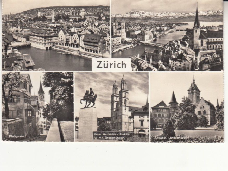 Ansichtskarten: Zürich 1959 – Gebraucht aus Bürglen TG von StampGraf