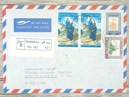 TR13 Enveloppe + Timbre Jordanie 1967