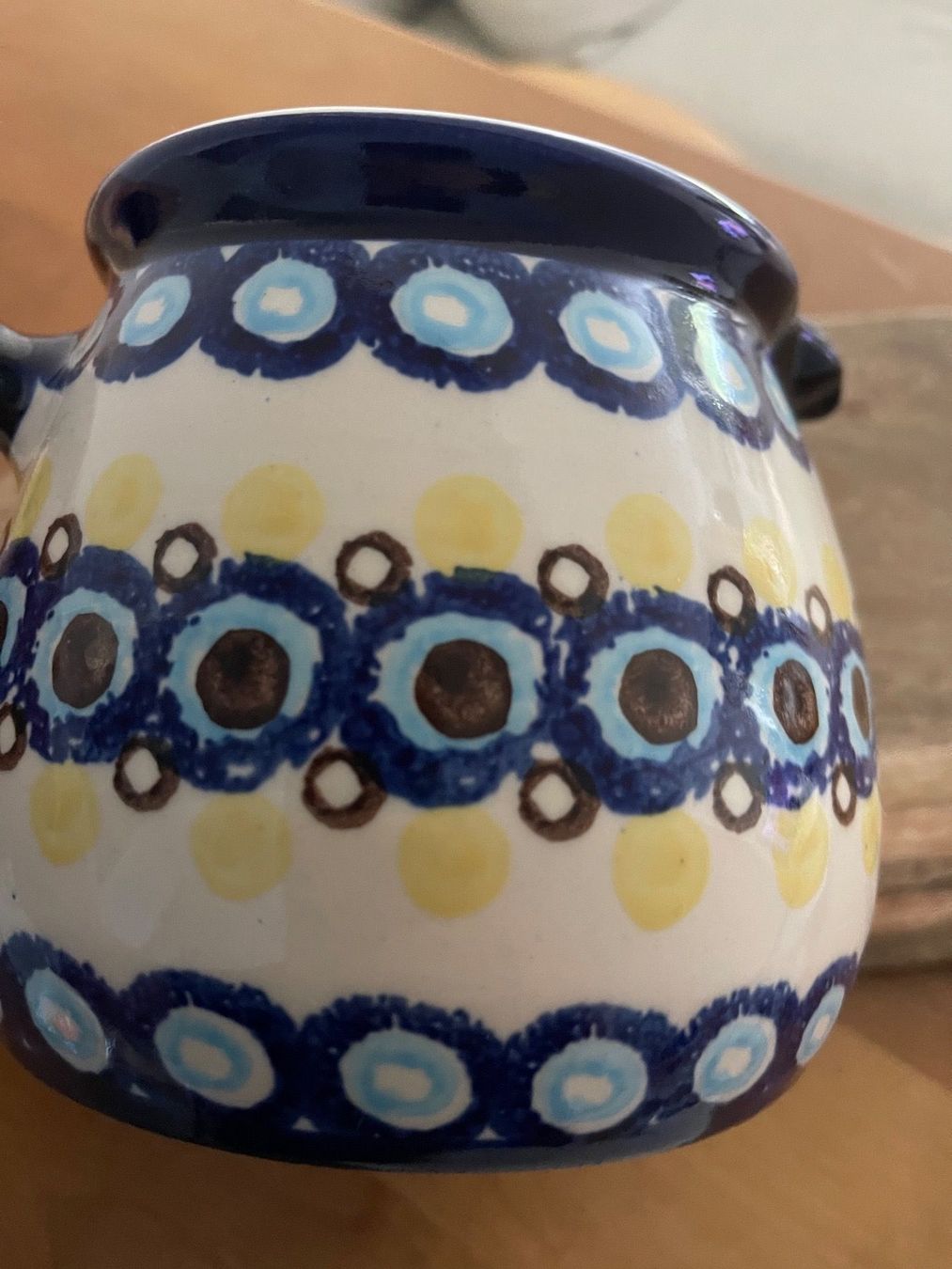 Caraffe: Keramik Krug Handbemalt bunt – Usato da Nussbaumen AG venduto da HelenaDavid1910 3