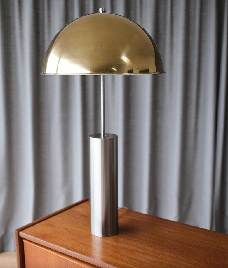 Lampade: Mid century modern brass table lamp – Usato da Bern venduto da Zmodern_VIN 1