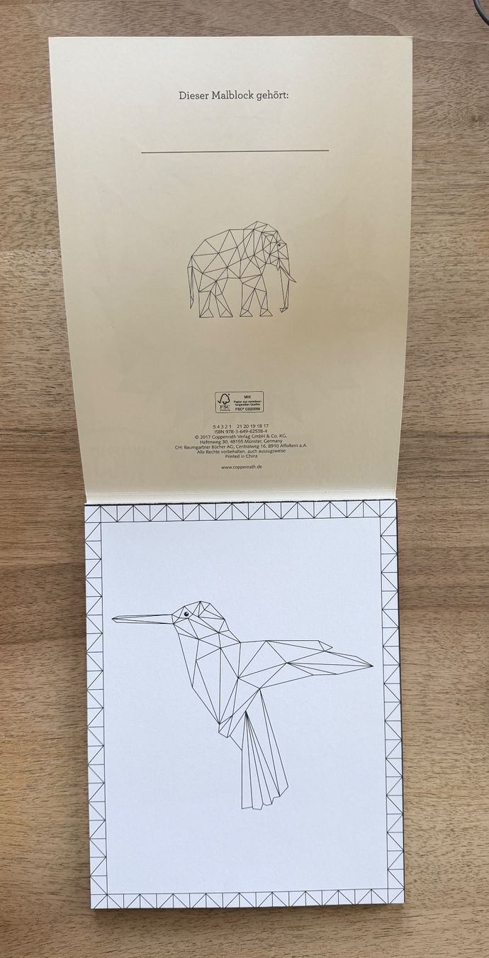 Giocattoli: Origami Malblock Wildtiere – Nuovo (secondo la descrizione) da Aarau venduto da Ahoffa 1