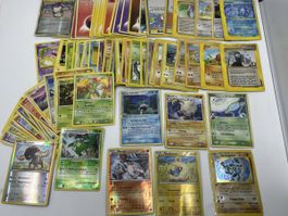 Pokemon karten sammlung VINTAGE 70stk mit Holo ab 1 Fr🤩🤩