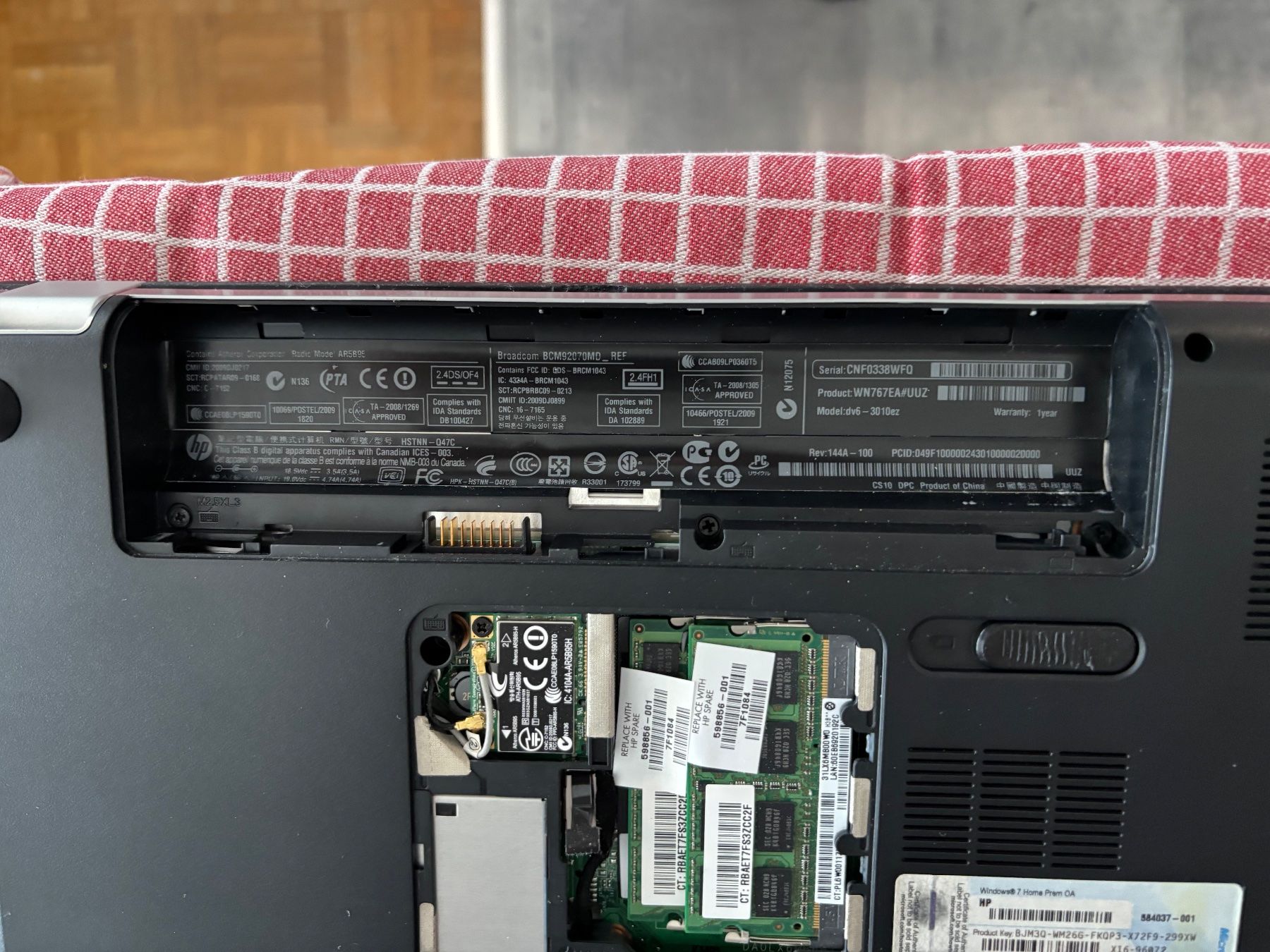 Hewlett Packard Notebook: HP Pavilion dv6 3010ez (i3) – Usato da Zug venduto da cvTrex 9