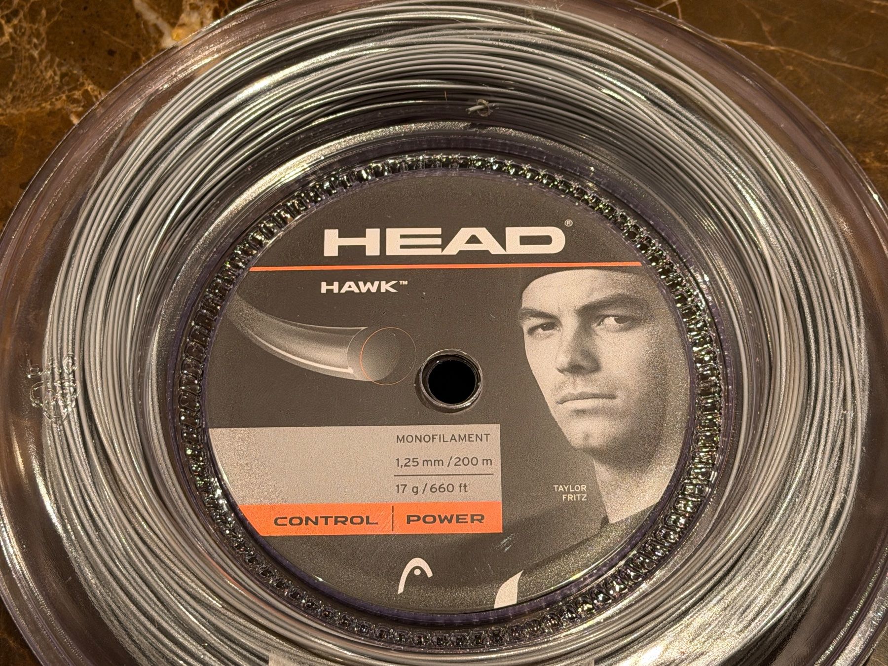Head Schläger: HEAD Hawk 1.25 Saitenrolle 200m – Neu und originalverpackt aus Cham von 2-hand
