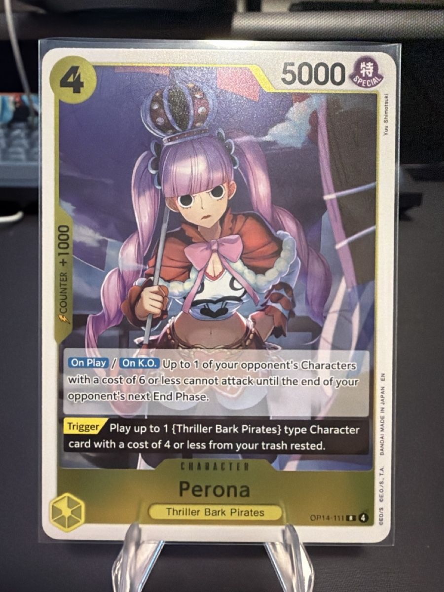 Bandai Carte collezionabili: One Piece Karte Holo Perona – Nuovo (secondo la descrizione) da Kriens venduto da Ajiani