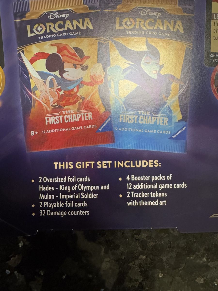 Disney Carte collezionabili: Disney Lorcana TCG The First Chapter Gift Set Sealed – Nuovo e nell'imballaggio originale da Emmenbrücke venduto da paj_q8wx 2