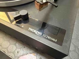 Plattenspieler Thorens TD 280 Mk II ohne Netzteil
