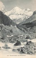 Oeschinenbach und blumlisalp