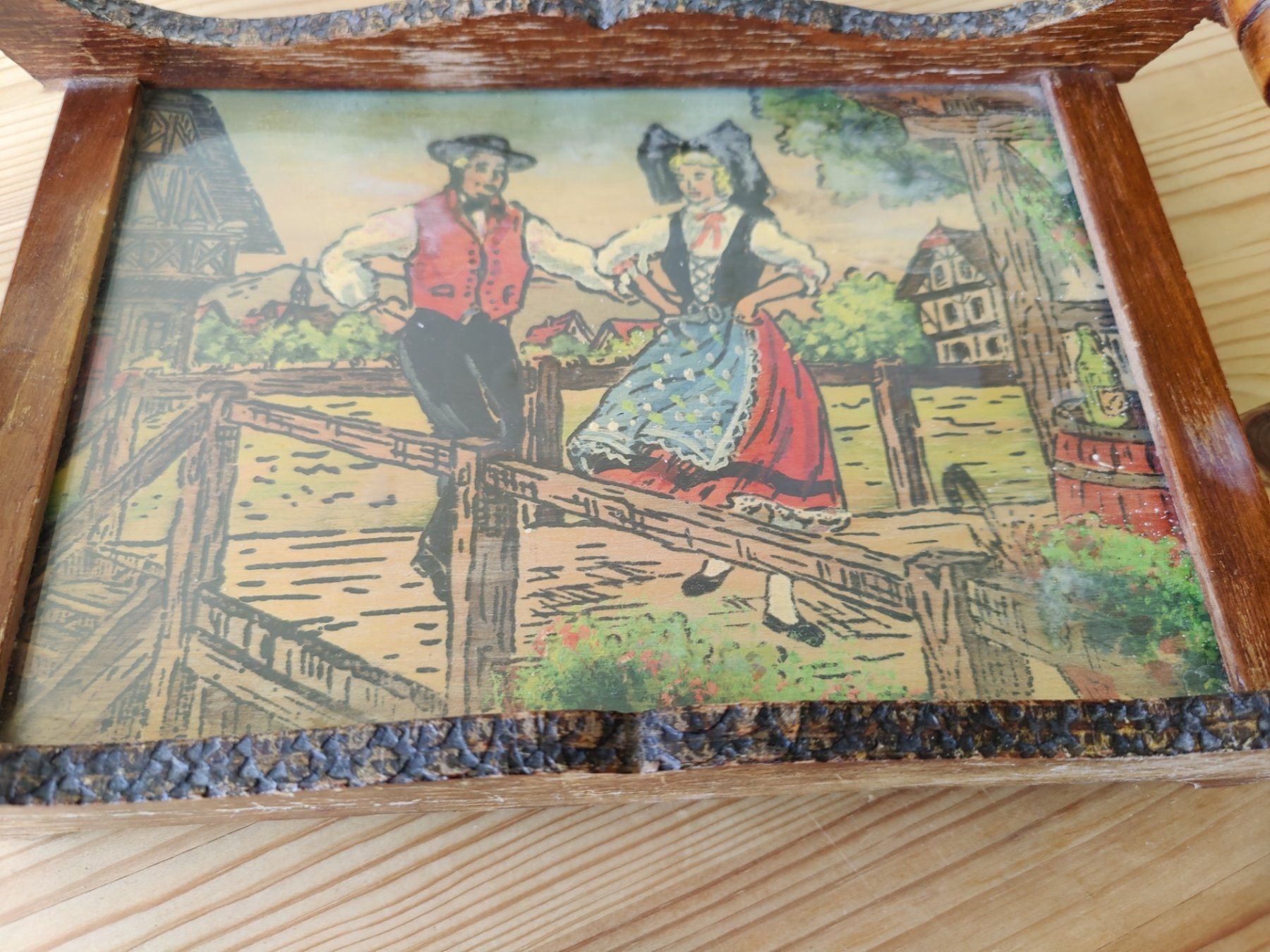 Plateaux: Antikes elsässer Serviertablet – D'occasion à Binningen par blackhorse08 1