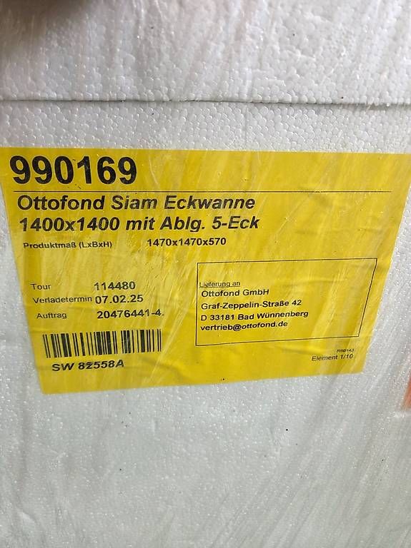 Vasche da bagno: Ottofond Eckbadewanne 140x140 – Usato da Engwilen venduto da dmr_wr8k 2