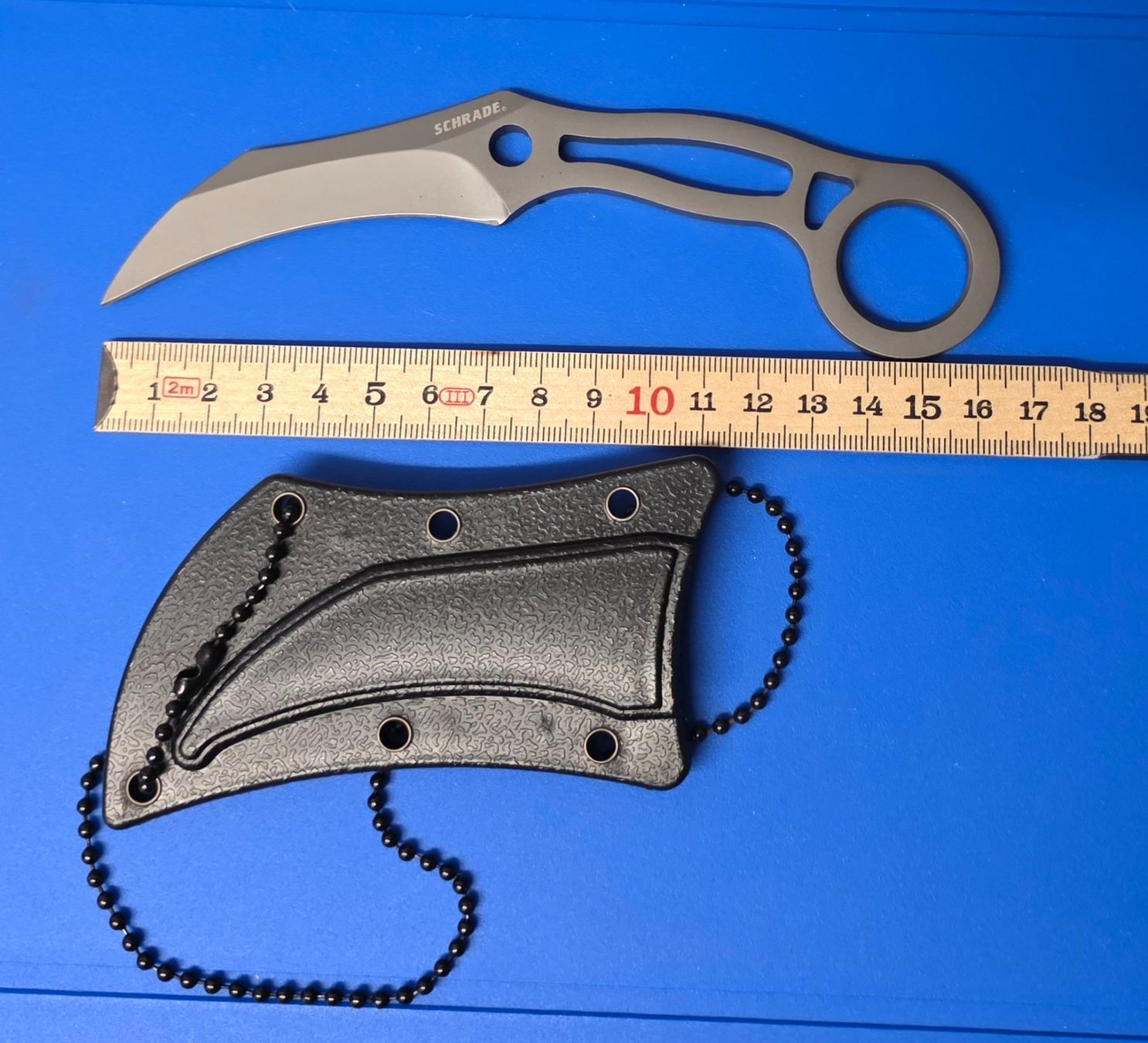 Coltellini militari: Schrade Neck Knife Frontier mit Scheide! – Nuovo e nell'imballaggio originale da Sitterdorf venduto da Losfoxos