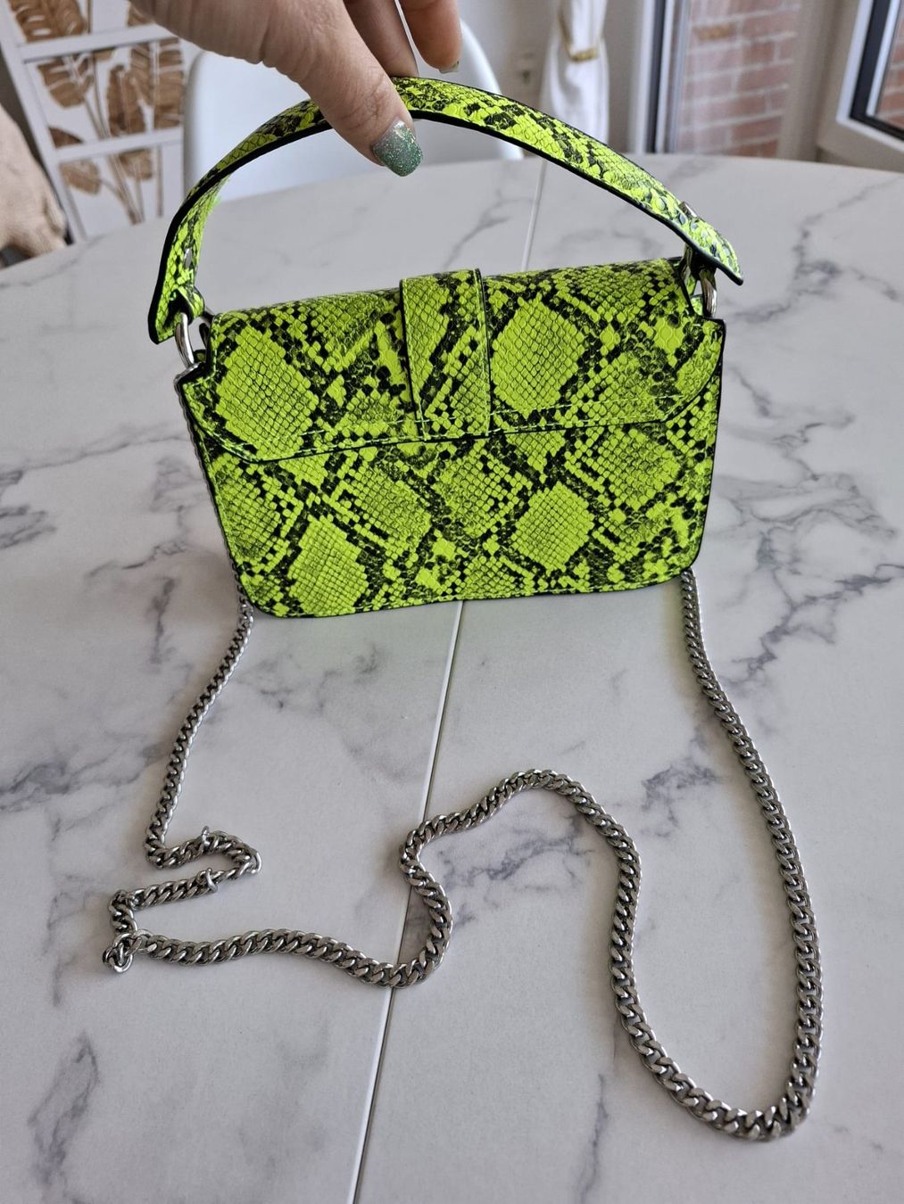 Zara Borse da donna: Zara Handtasche mit Python-Effekt – Usato da Massagno venduto da Michaela.F 1