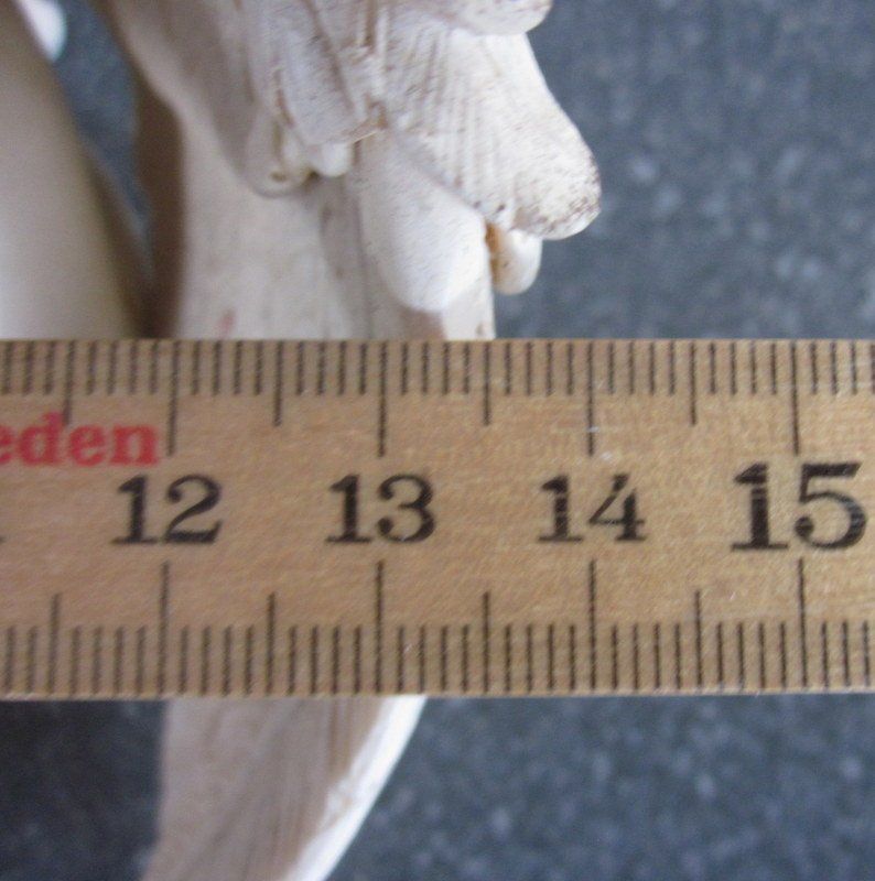 Statuette: Kniender Deko Engel, beige, Höhe 16 cm – Usato da Bischofszell venduto da Pfau0 8