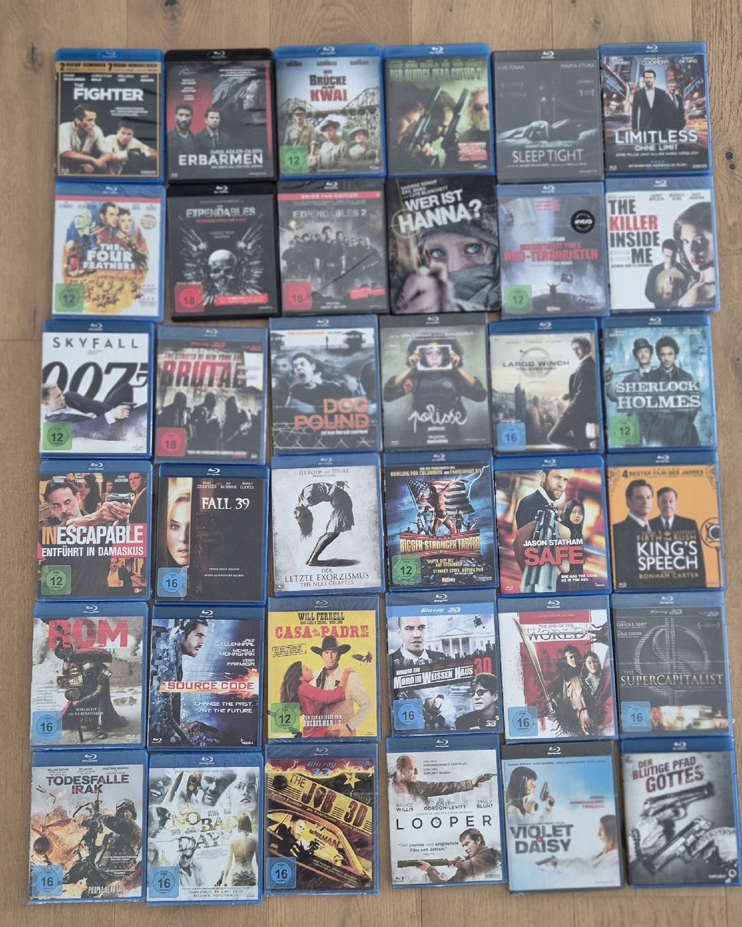 Alle DVDs: Blu-Ray Paket (Action, Thriller etc.) – Gebraucht aus Oberrohrdorf von Steebeeli