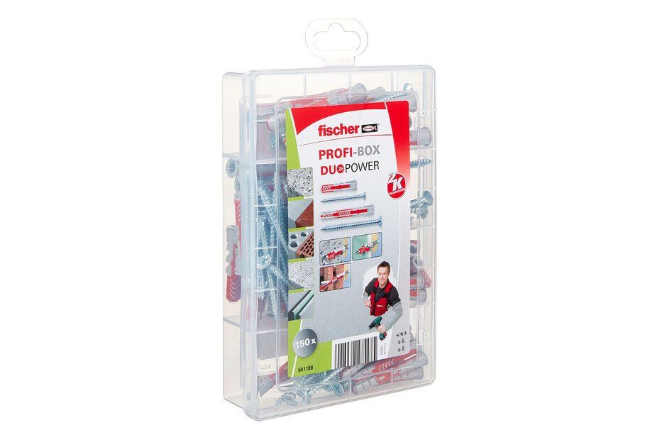 Fischer Tutti gli attrezzi: Fischer Meister-box Duopower + Schrauben – Nuovo e nell'imballaggio originale da Koppigen venduto da Bracher_Mail-House 1