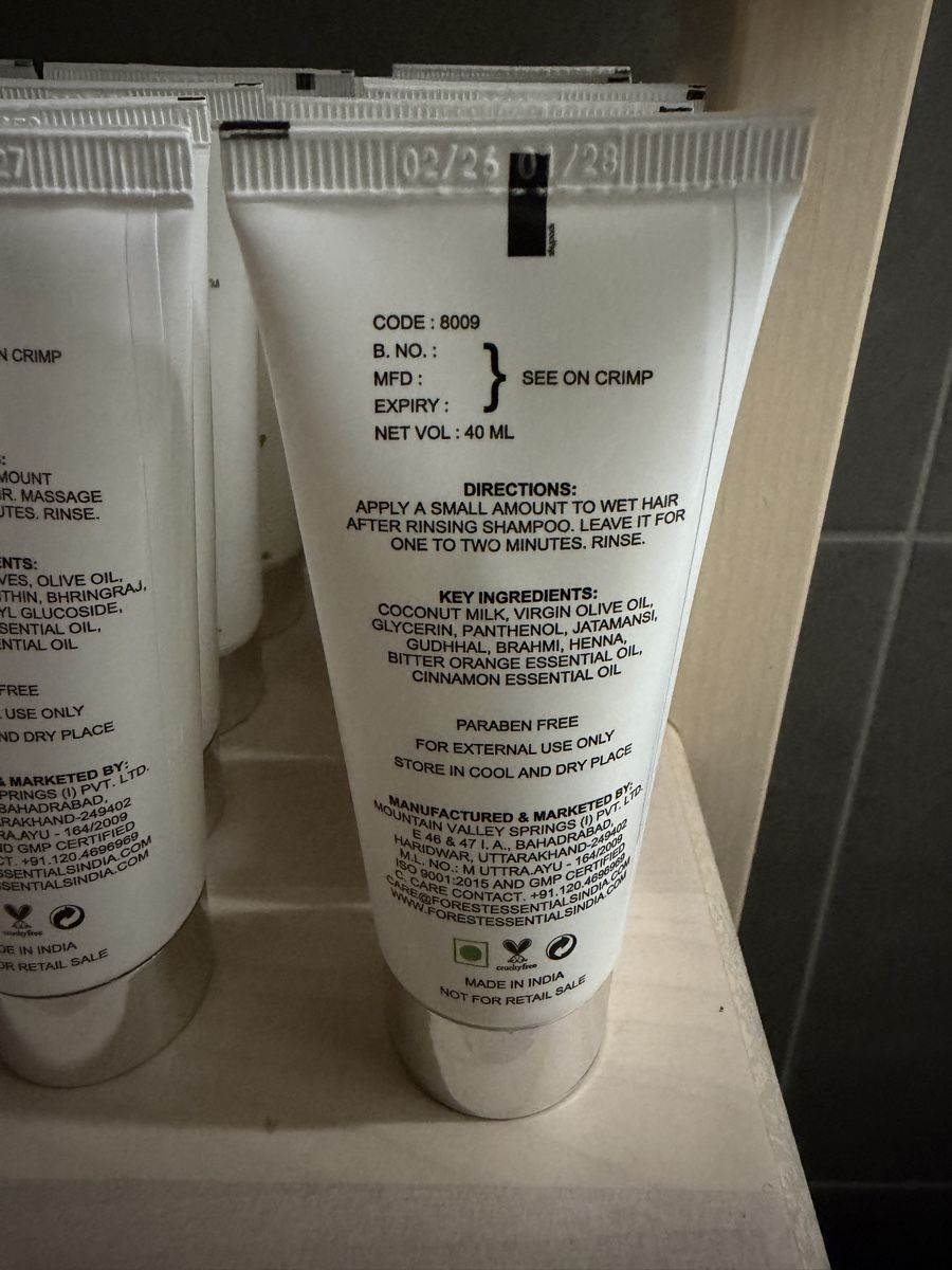 Haarpflegeprodukte: Forest Essentials Ayurveda 5x Après Shampoing 40mL – Neu und originalverpackt aus Lausanne von Stephaniesdressing 3