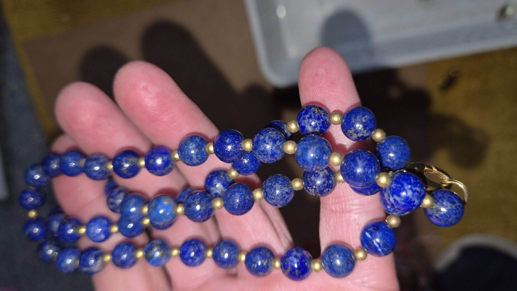 Catenine: Halskette Lapislazuli Vintage  – Usato da Kölliken venduto da MissesBossTop1 1