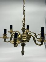 Vintage Brass Chandelier - Six Arms, Great Condition