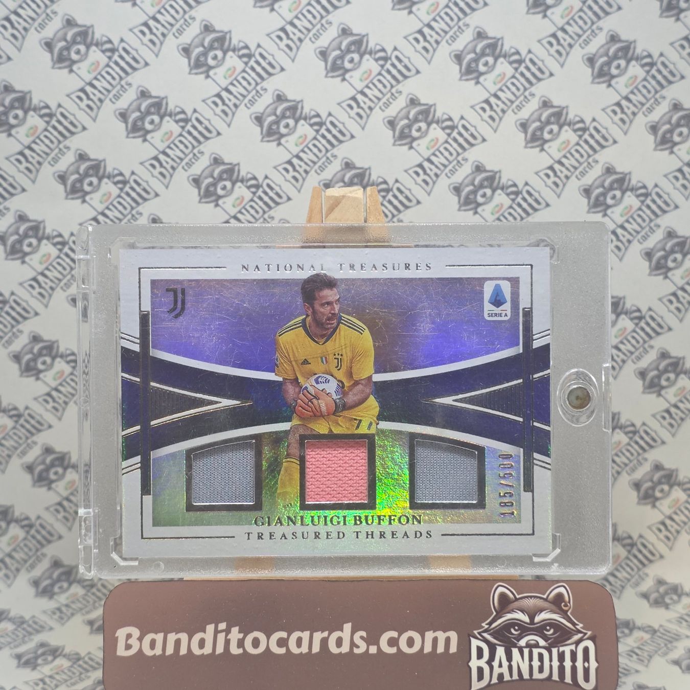 Topps Cartes à collectionner: Panini National Treasure Buffon patch /500 - Juventus topps – Neuf (Voir description) à Liebefeld par Banditocards