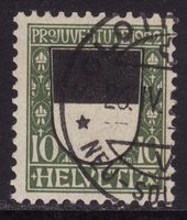 Pro Juventute SBK-Nr. 21 (Kantonswappen Freiburg 1922)