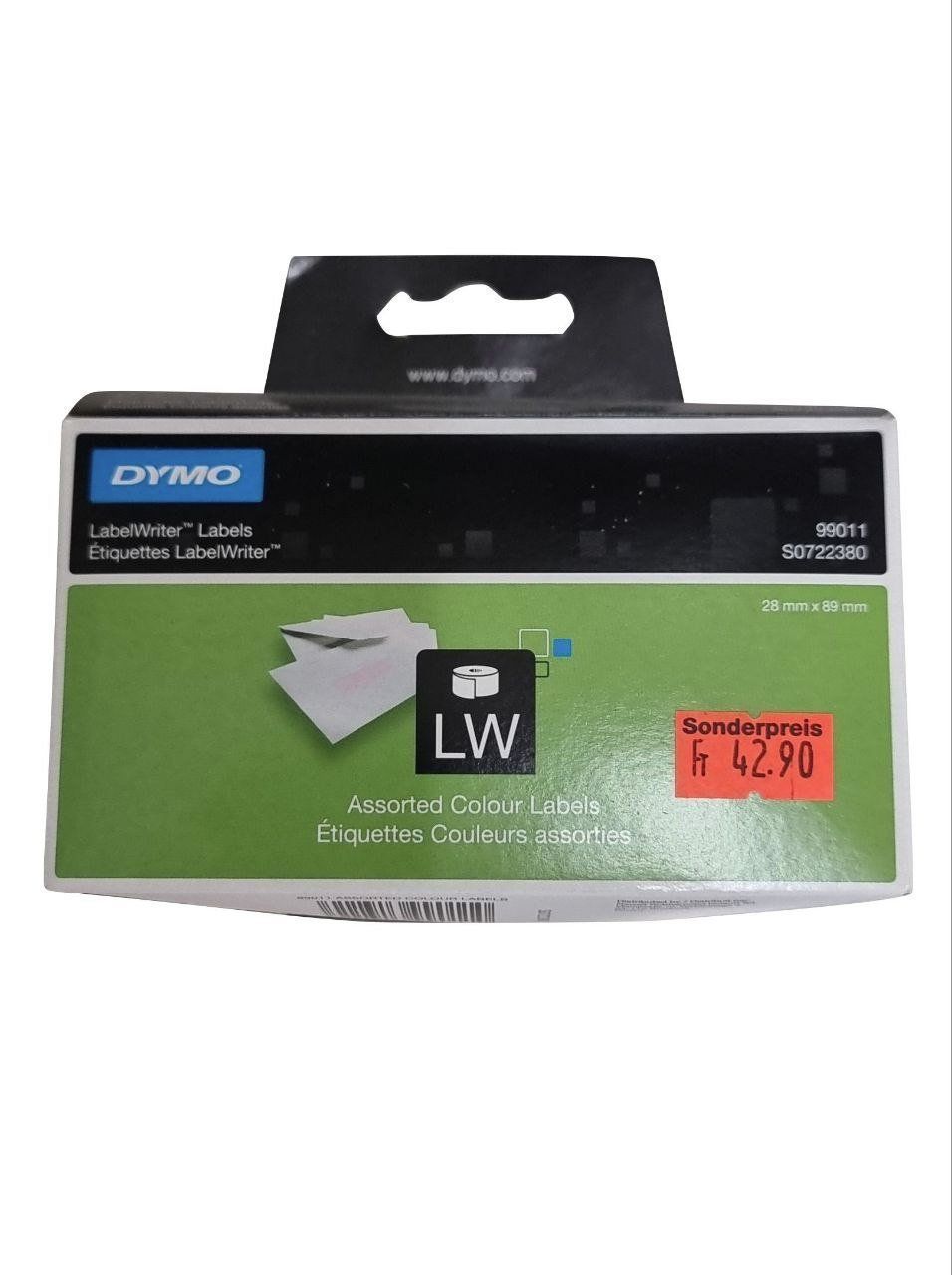 Dymo Stampanti: Dymo Etiketten LW S0722380 – Nuovo e nell'imballaggio originale da Seewen SZ venduto da Timekeeper