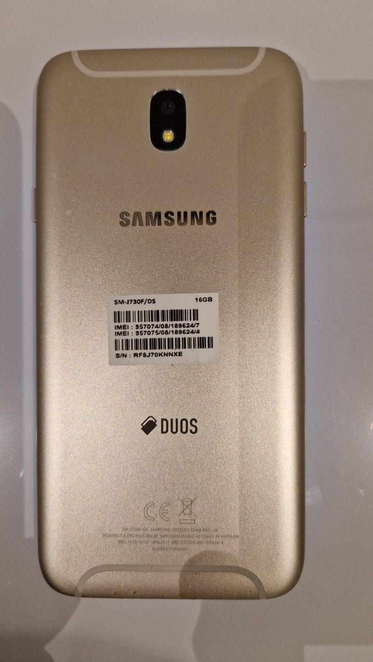 Samsung Galaxy J7 (2017) Gold – guter Zustand, OVP & Zubehör (Gebraucht ...