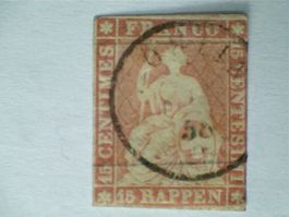 15er-Strubel 1857  zwei Seidenfäden