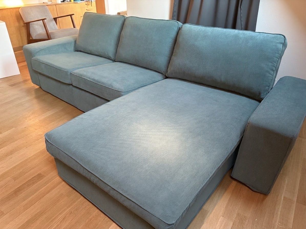 Sofas: Kivik 3-er Sofa mit Récamiere – Gebraucht aus NIEDERGLATT von nna_w7xd 2