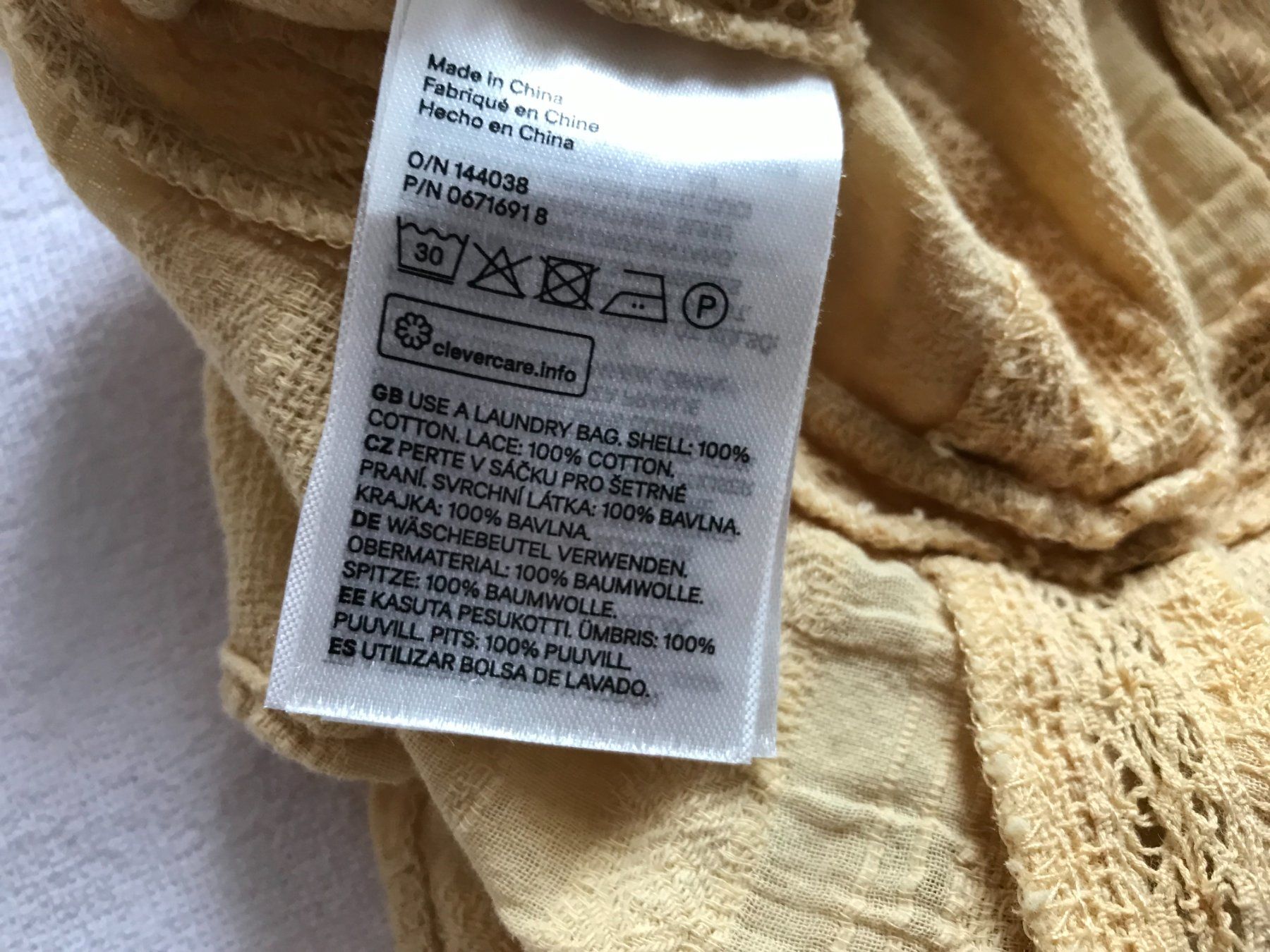 Camicette: Sommer Bluse, Gelb mit Spitze, Grösse 36 – Nuovo (secondo la descrizione) da Brunnenthal venduto da Eco07 4