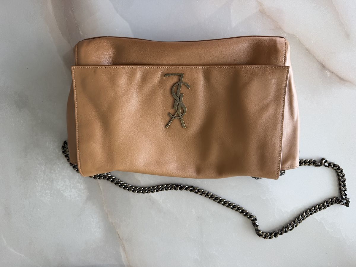 Saint Laurent Borse da donna: Saint Laurent wendbare Kate Tasche Camel – Usato da Luzern venduto da Babs8519 4