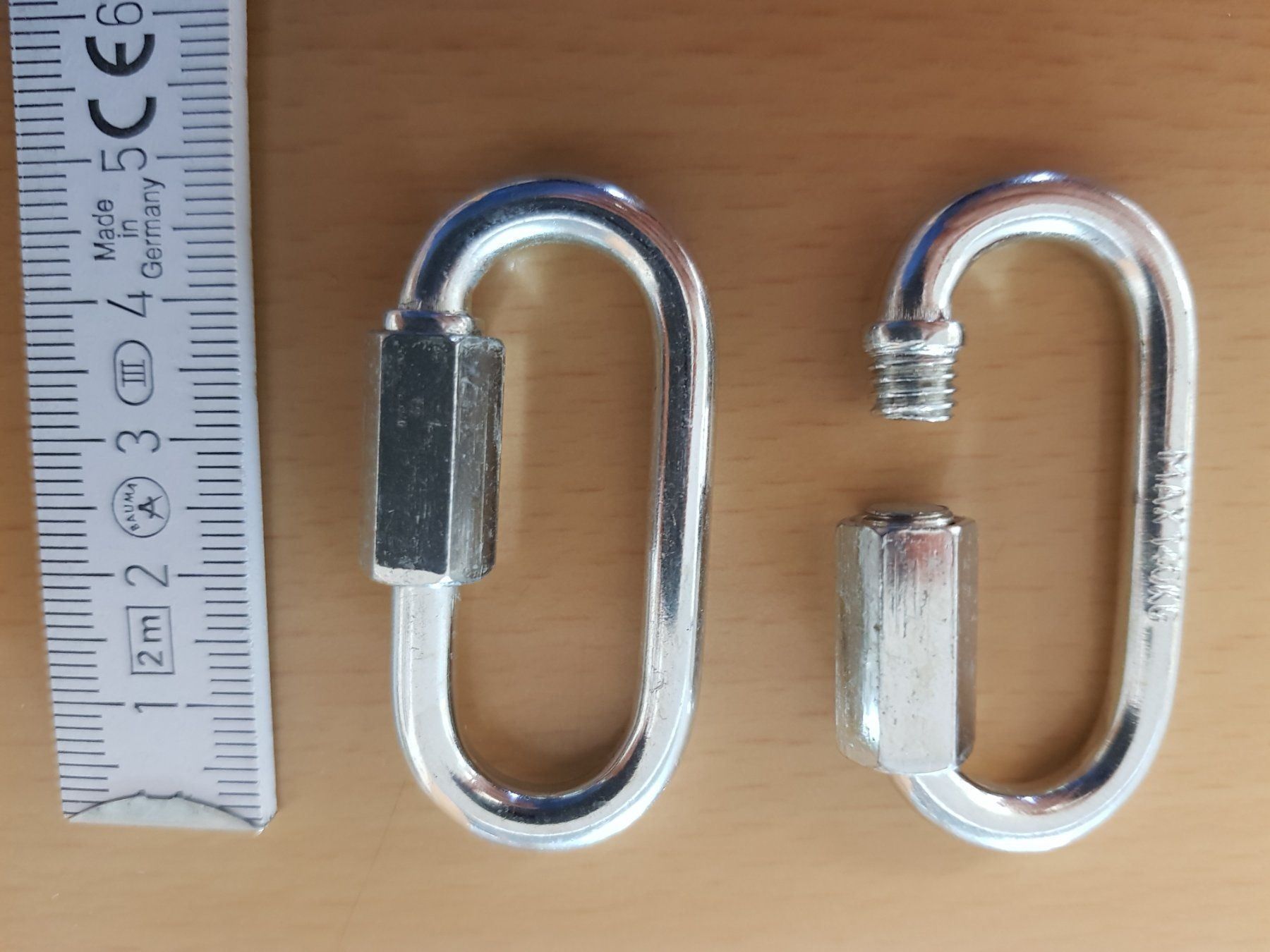 Attrezzatura da arrampicata: Schraubglied 50 mm – Nuovo e nell'imballaggio originale da Hauptwil venduto da dirimAG 2