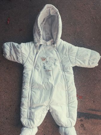 Combinaison bébé Baby Club blanc taille 68 état neuf
