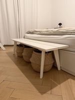 Hasena Bank Sola Buche weiss 140cm