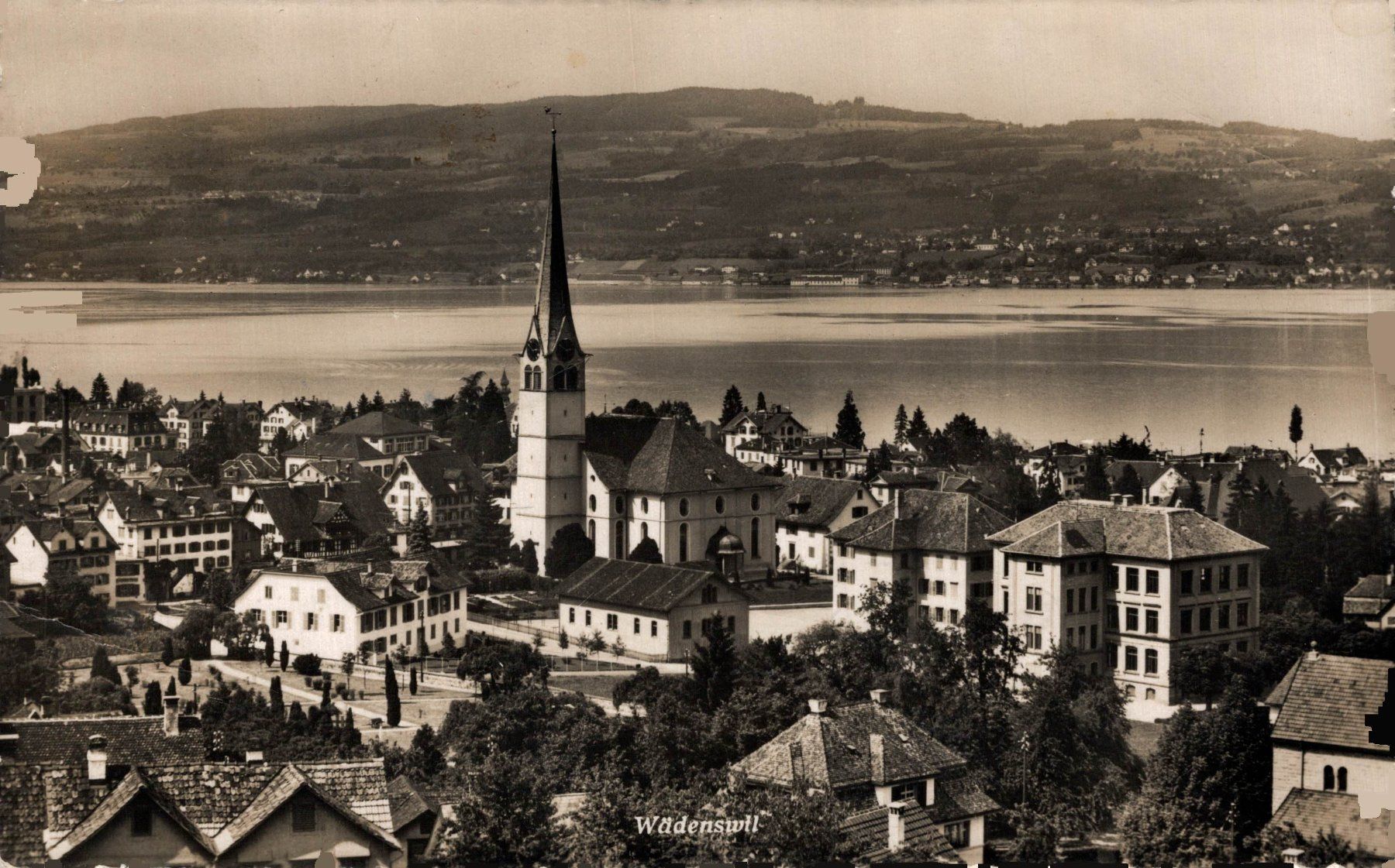 Ansichtskarten: Wädenswil – Gebraucht aus Bronschhofen von Astore