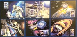 2007 Australien Maximumkarten Satz Raumfahrt First Moon Walk