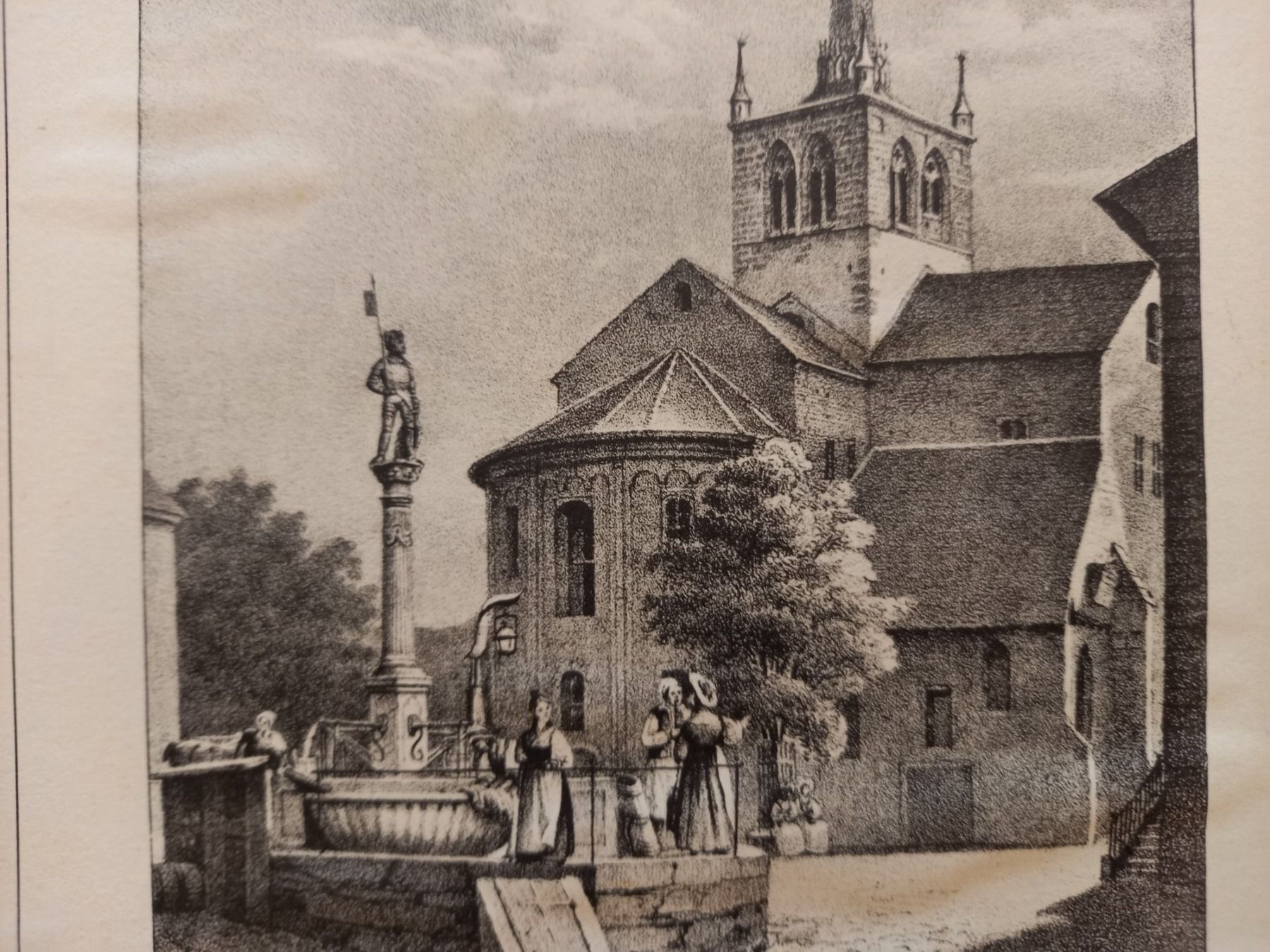 Grafica & Litografie: litho abbatiale de Payerne, Harmonie de Payerne 1937 – Usato da Lausanne venduto da leneko 2