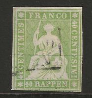 1854 : Strubel Nr. 26A, geprüft, signiert : KP 500.--