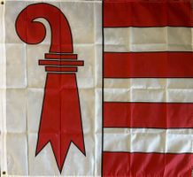 Fahne Flagge Kanton Jura Delsberg Delemont Ajoie Pferd Ross