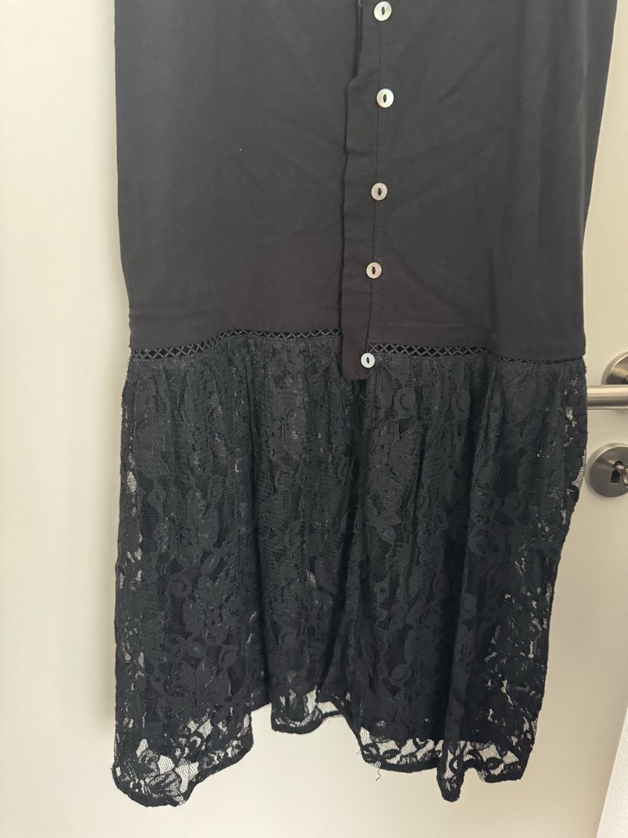 Kleider: Sommerkleid schwarz mit Spitze Gr. XS – Gebraucht aus Staufen von M19M 3