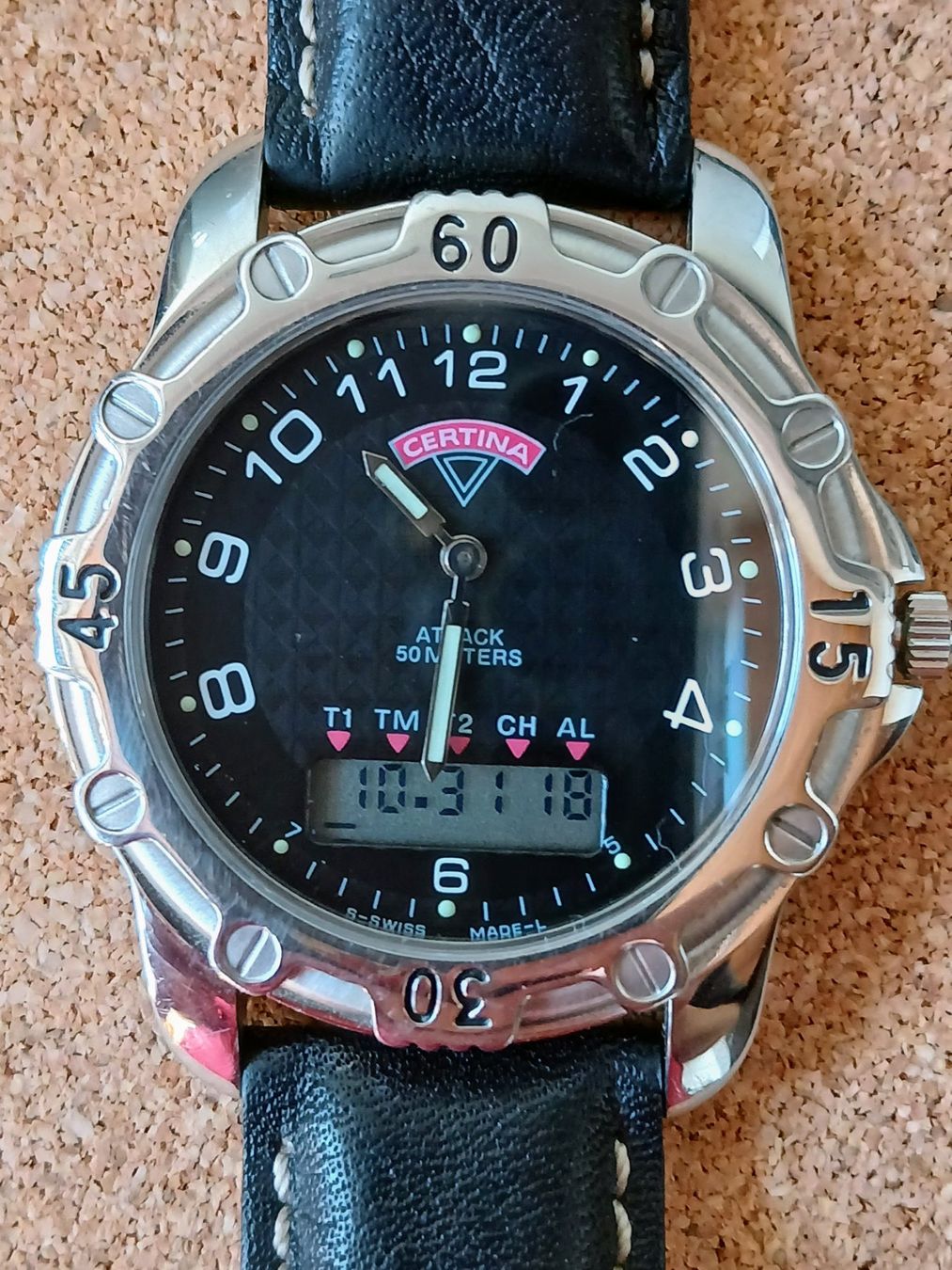 Certina Orologi: Certina Attack (Analog & Digital, schwarz) – Nuovo (secondo la descrizione) da Maur venduto da greif0