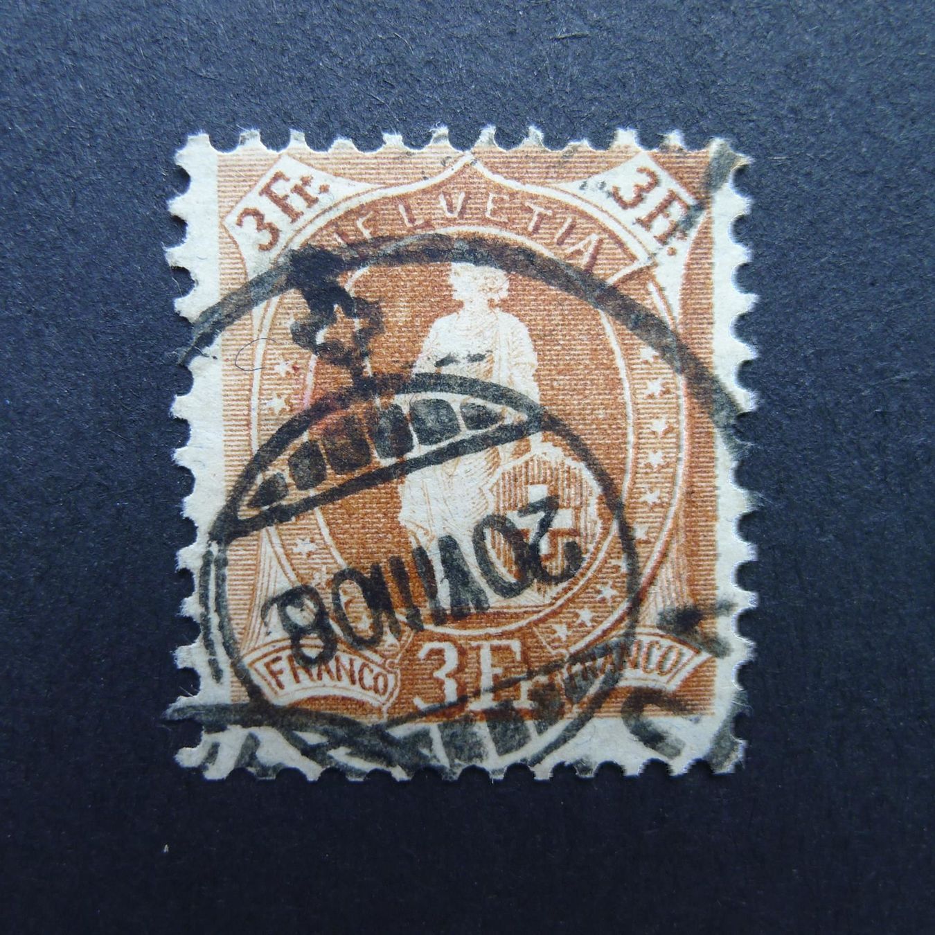 Tutti i francobolli: 1908 Nr. 100Ba gestempelt SBK Fr. 140.- – Usato da Dagmersellen venduto da wyss1982