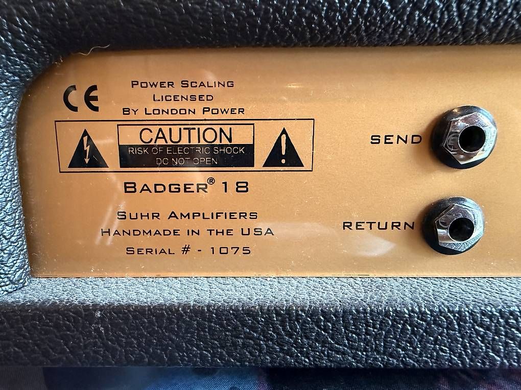 Amplificateurs: Suhr Badger 18 head  – D'occasion à Colombier NE par dan_ny2k 3